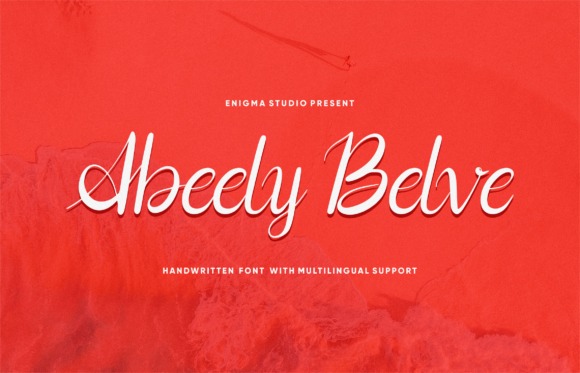 Abeely Belve: A Script Font for Warm, Creative Projects