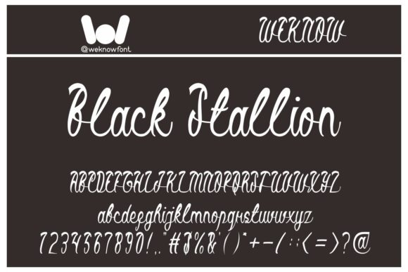 Black Stallion Typeface: A Bold Choice for Modern Branding