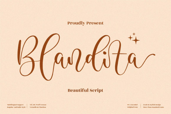 Blandita Font: Elevate Your Campaigns with Elegant Handwritten Typography