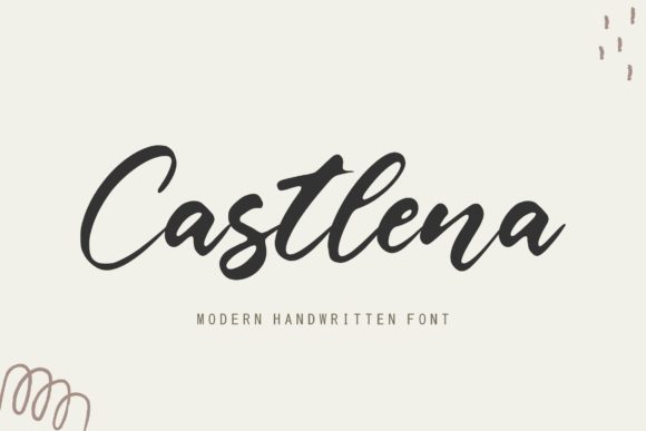 Castlena: A Handwritten Typeface That Elevates Brand Design