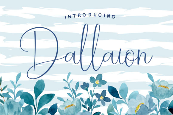 Dallaion Font: A Script Typeface That Elevates Digital Design