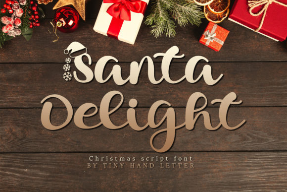 Enhance Your Brand Identity with the Santa Delight Handwritten Font
