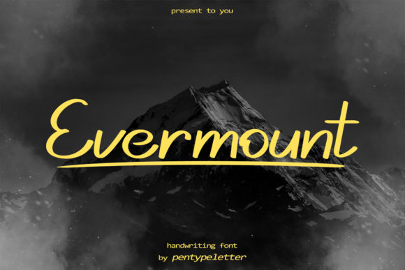 Evermount Font Review: A Delightful Handwritten Typeface for Creative Brands