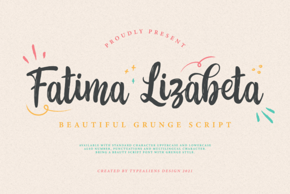 Fatima Lizabeta: A Handwritten Font for Elegant Branding