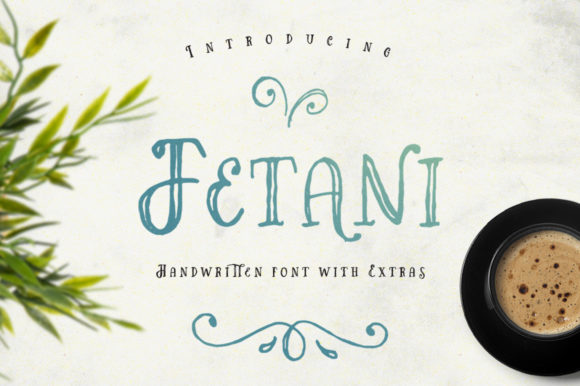 Fetani Font: A Playful Script for Editorial Design
