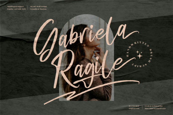 Gabriela Ragile: A Beautiful Script Font for Crafters and Sellers