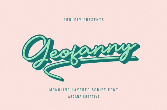 Geofanny: A Handwritten Typeface for Editorial Elegance
