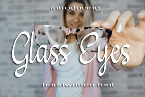 Glass Eyes Font: A Delicate Script for Branding That Feels Handwritten