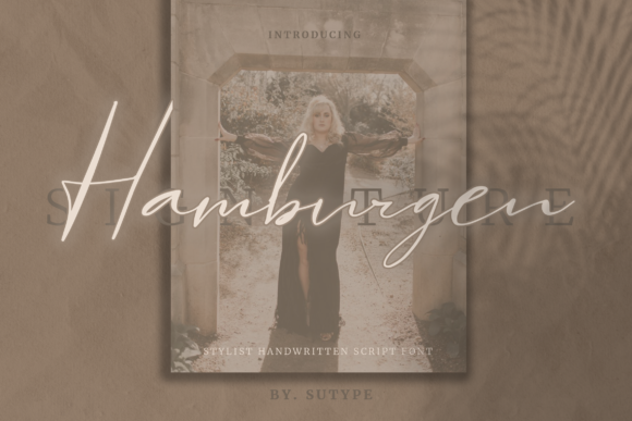 Hamburgen Signature: A Beautiful Typeface for Digital Design