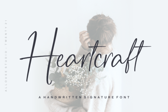 Heartcraft Font: A Script Typeface for Digital Branding