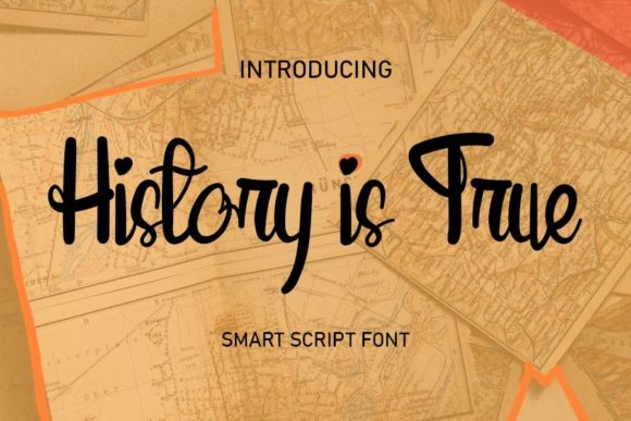 History is True: A Handwritten Font for Editorial Elegance