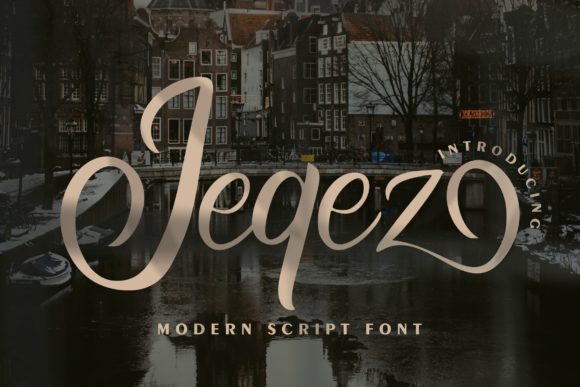Jeqez: A Handwritten Font for Memorable Branding and Digital Design