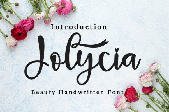 Jolycia: A Handwritten Typeface for Editorial Elegance