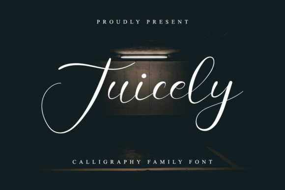 Juicely: A Handwritten Font for Editorial Elegance