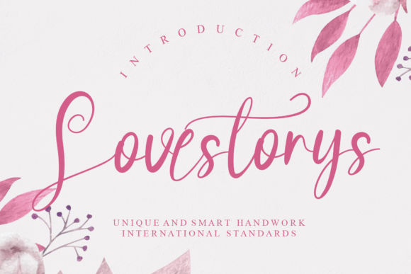 Lovestorys: A Script Font That Elevates Brand Messaging