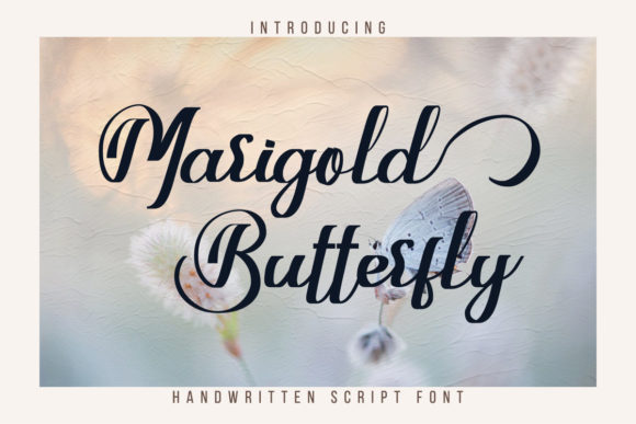 Marigold Butterfly: A Handwritten Font That Elevates Brand Design