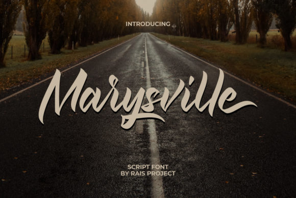 Marysville: A Script Font with Heart and Versatility
