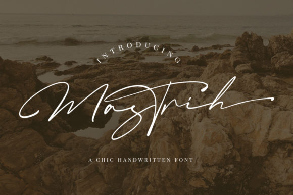 Mastrih: A Stylish Script Font for Modern Web Design