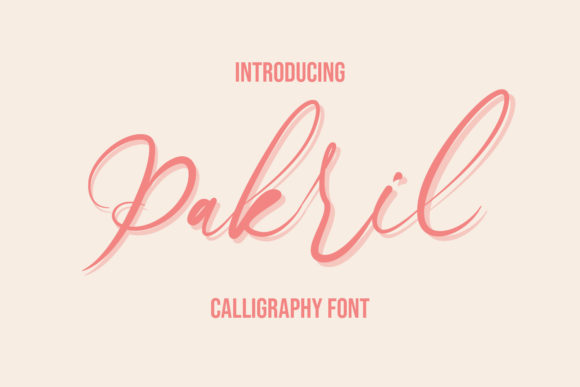 Pakril: A Handwritten Font That Elevates Digital Design