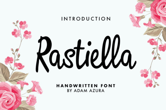 Rastiella: A Handwritten Typeface for Modern Web Design