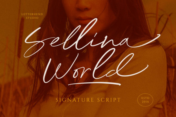 Sellina World: A Premium Handwritten Typeface for Stronger Campaigns