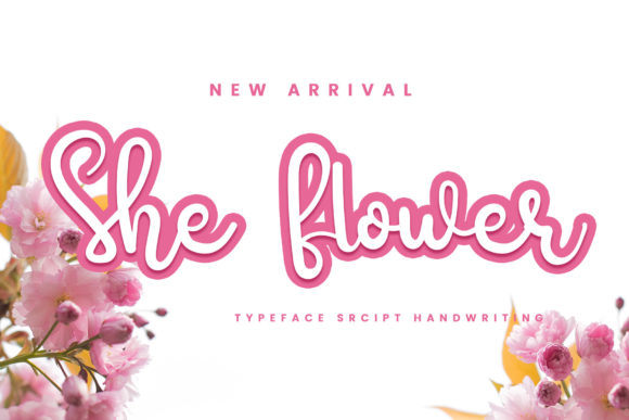 She Flower Font: A Handwritten Typeface for Creative Makers