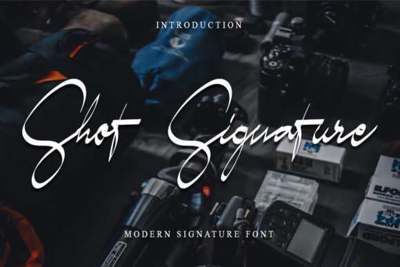 Shot Signature Font: Elegance Meets Marketing Impact
