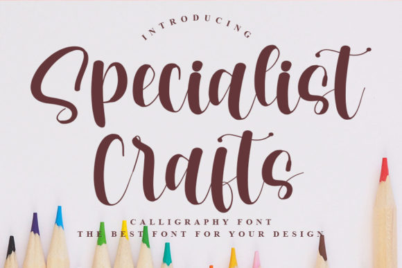 Specialist Crafts: A Beautiful Font for Marketers and Designers