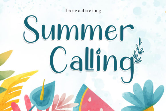 Summer Calling: A Warm Script Font for Creative Projects